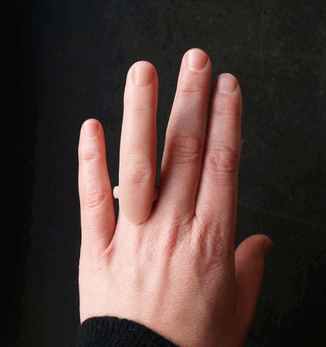 设计|无名指戒指 耳朵耳环_-fingerring