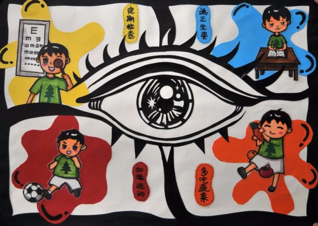 爱眼护眼慈溪这些中小学生的绘画作品获奖啦