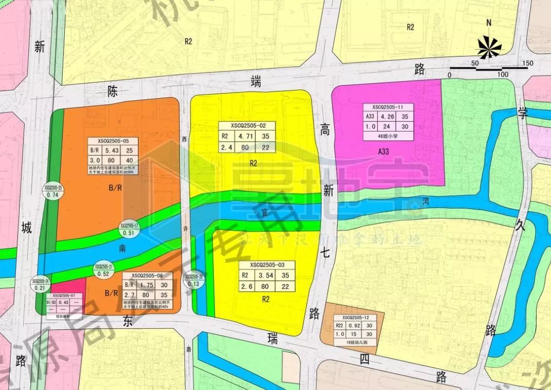【规划】萧山新塘北控规局部调整,教育配套用地面积增加!