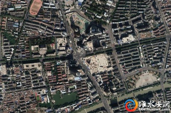 淮安卫星图像对比图,感受城市50年间的变化图片