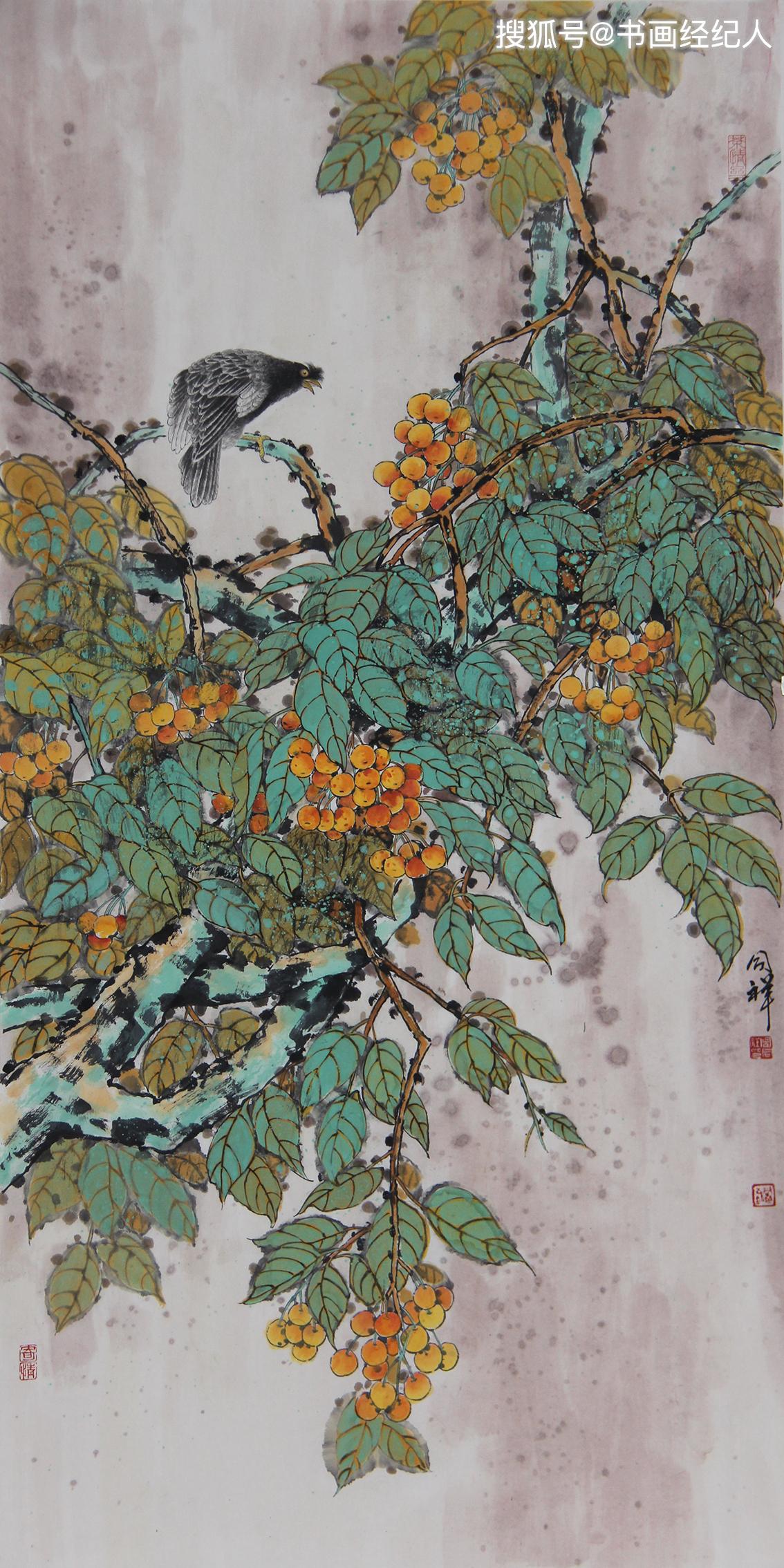 周同祥最美花鸟画家