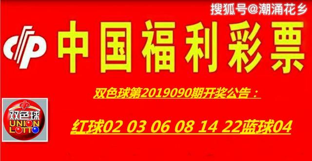 双色球第2019090期开奖公告