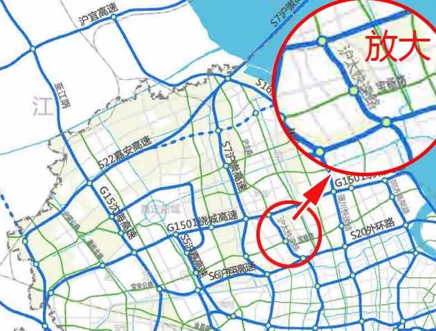 市城市总体规划(2017-2035)》,规划沪太路快速路为全市快速路网"三环