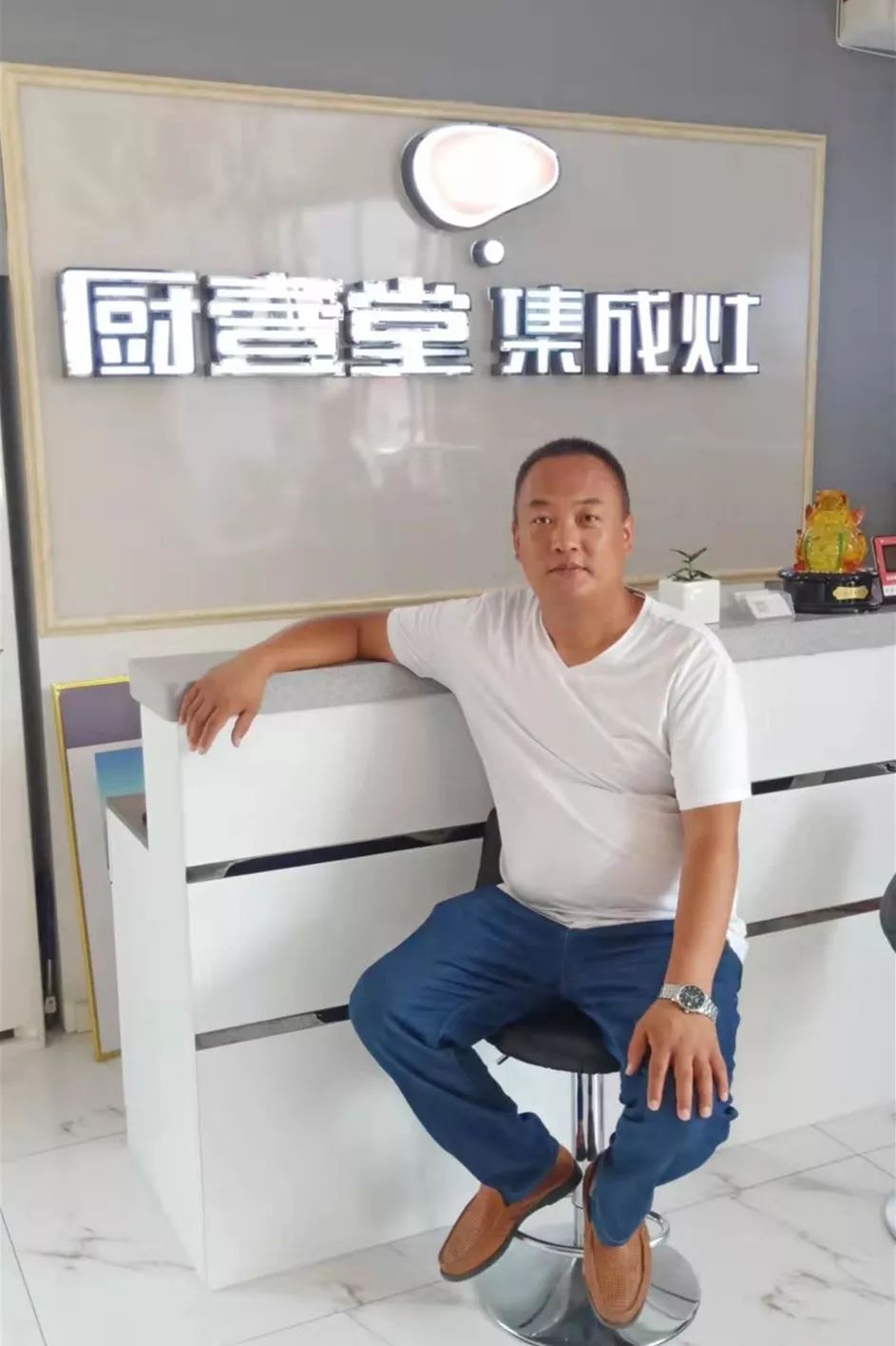 厨壹堂优秀经销商韩奇志:争做邳州第一品牌!