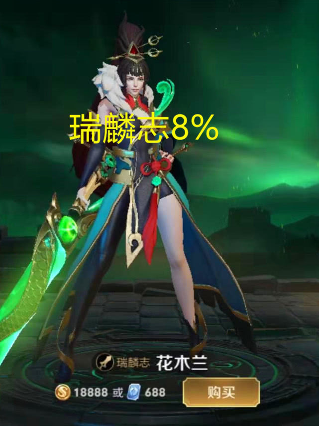 官宣木兰皮肤拥有率猎龙者15瑞麟志8而她仅01