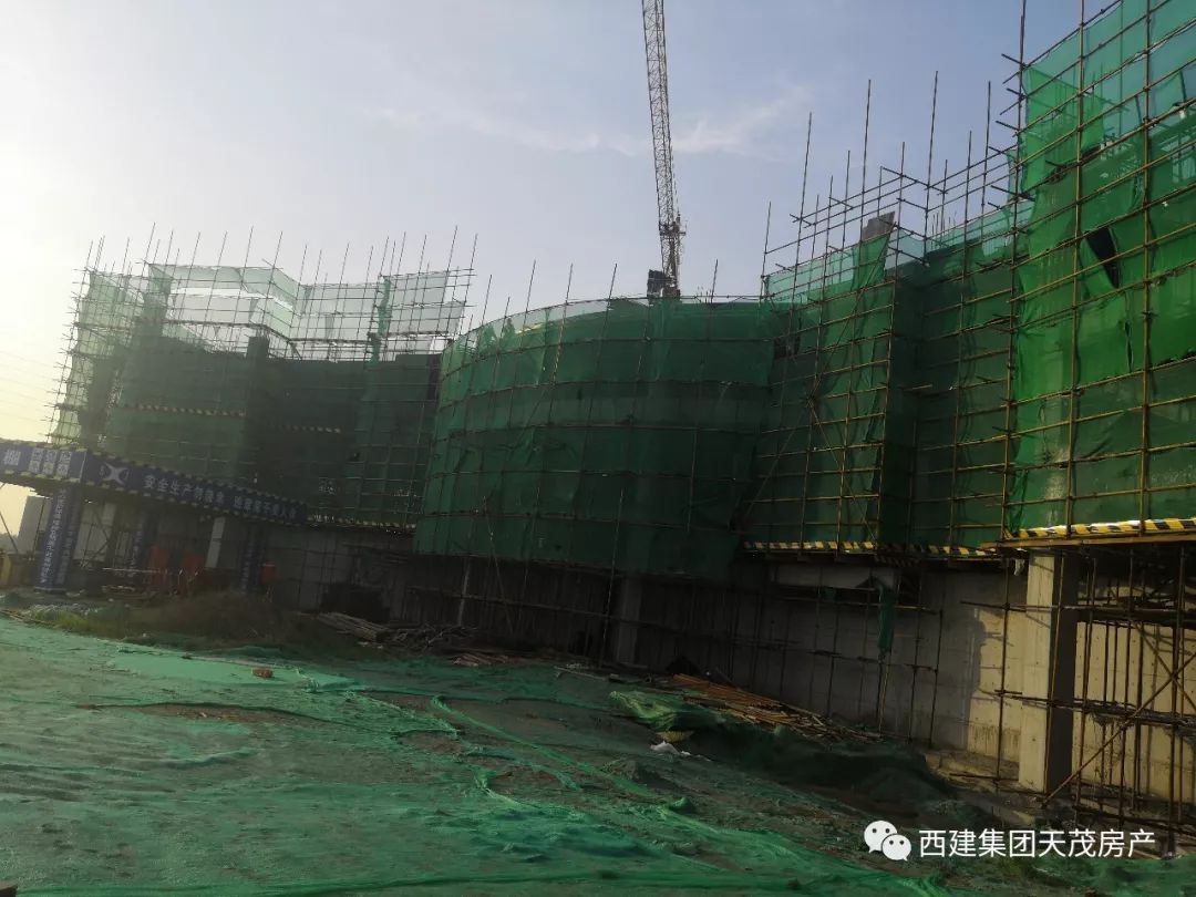 西建集团运城及各县建筑项目工程进度