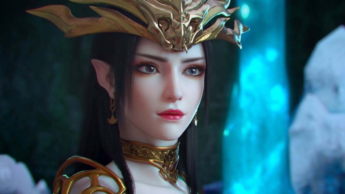 斗破苍穹4话:云芝的铠甲救了萧炎一命,美杜莎女王的本体也很美