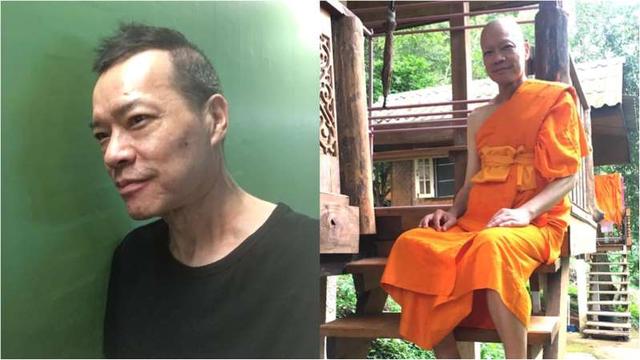  60岁男星饱受病痛折磨险些轻生，如今看透生死在泰国剃发出家