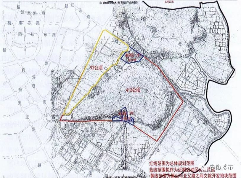 巢湖旗山新区规划图