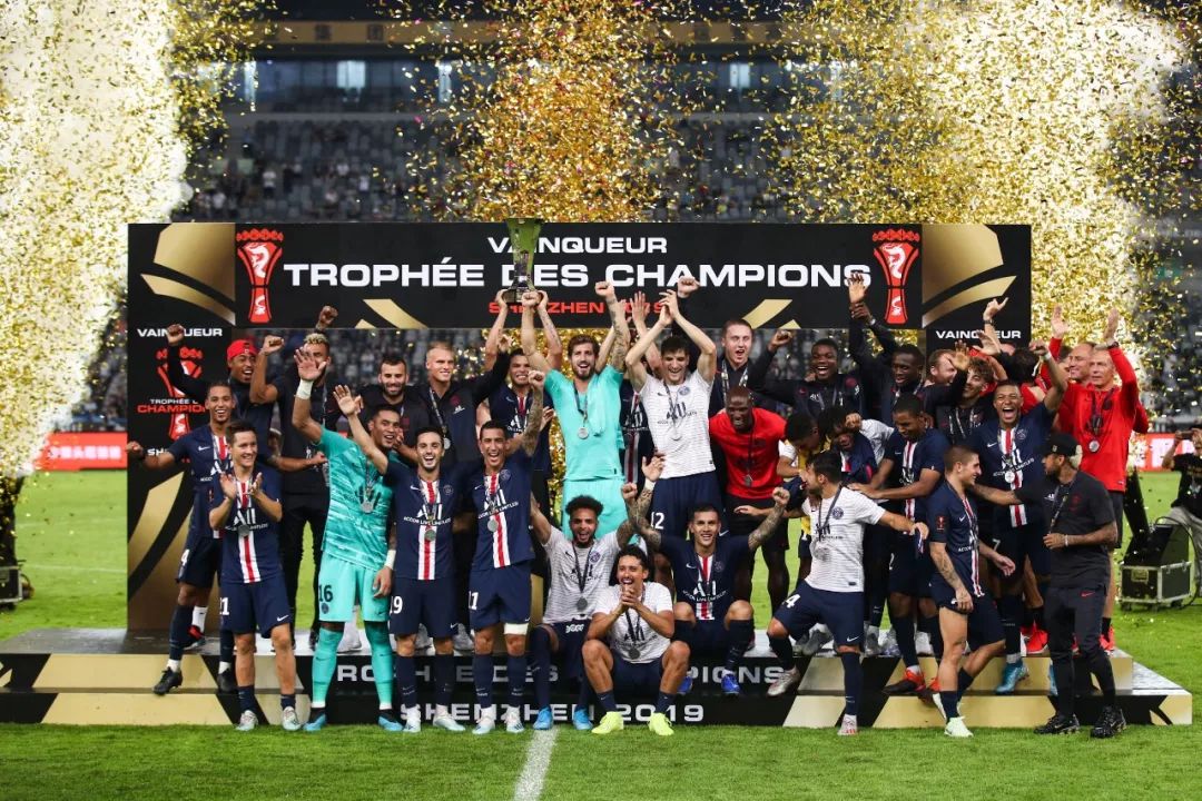 8月3日晚,2019法国超级杯在深圳龙岗大运中心体育场进行,法甲8冠王