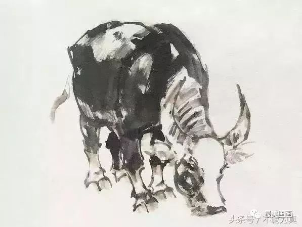 一学就会,国画牛的绘画技巧,图文详解