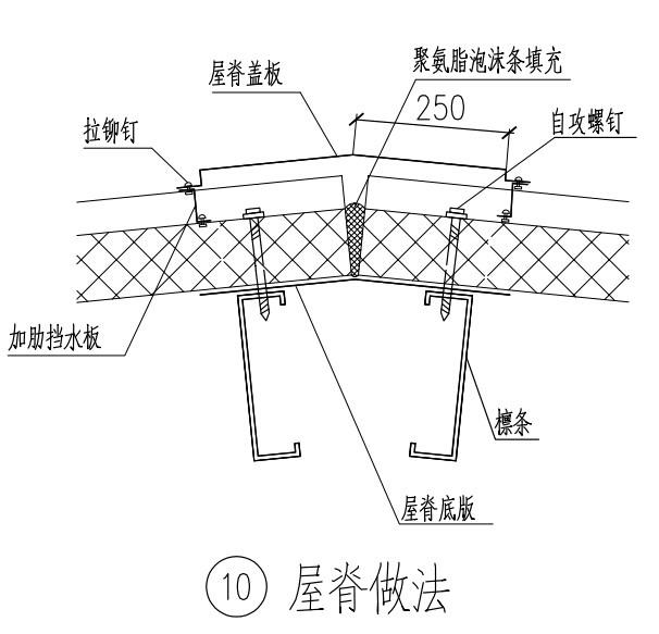 钢结构门,窗安装节点详图