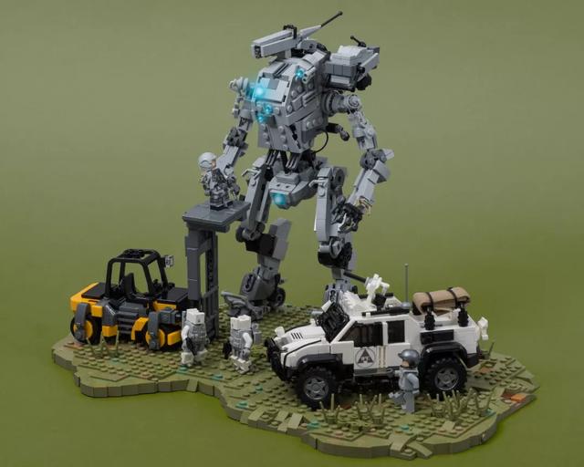 lego乐高moc作品欣赏:泰坦陨落及其他