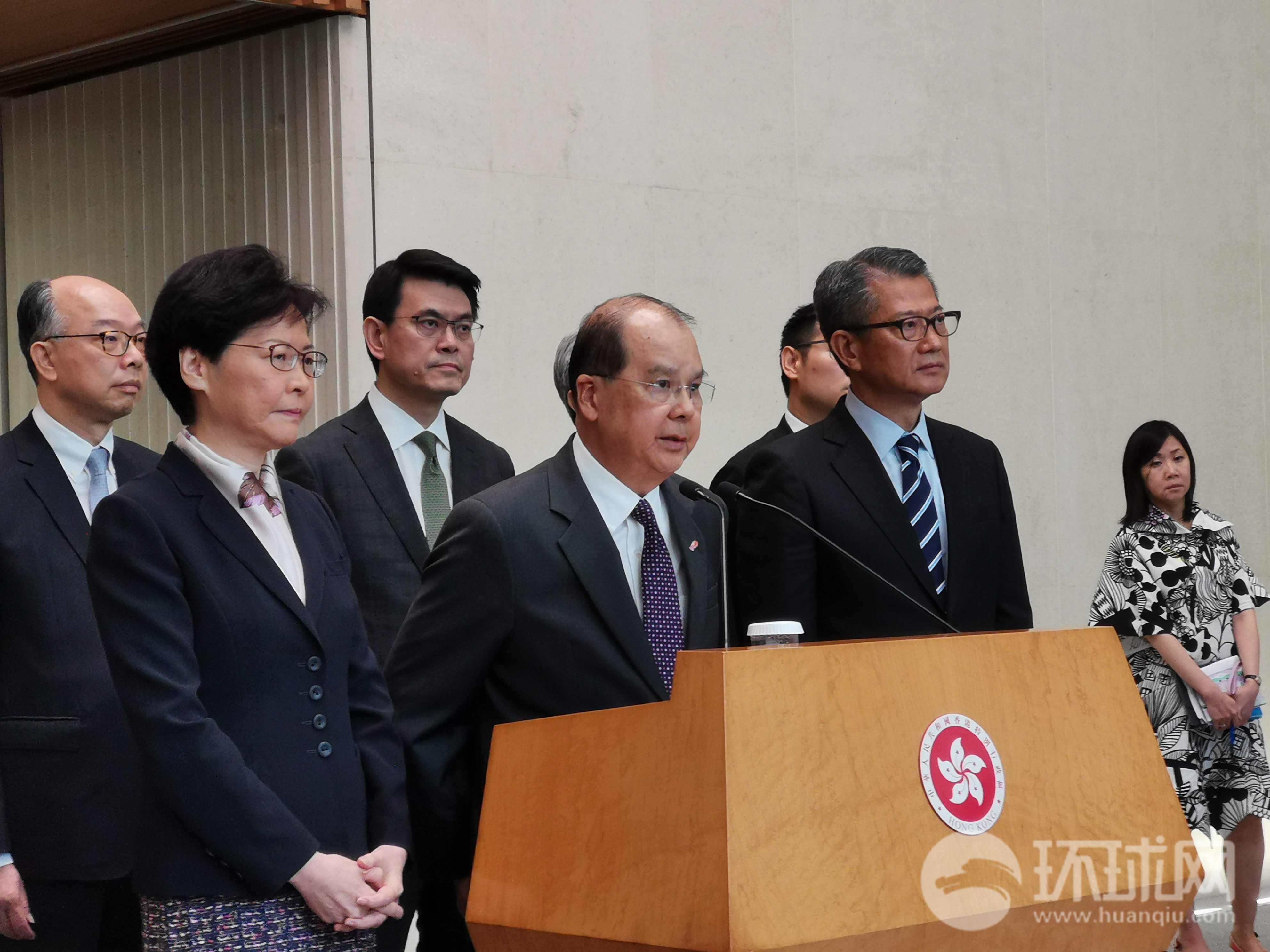 香港特首林郑月娥启动跨部门应急机制应对罢工