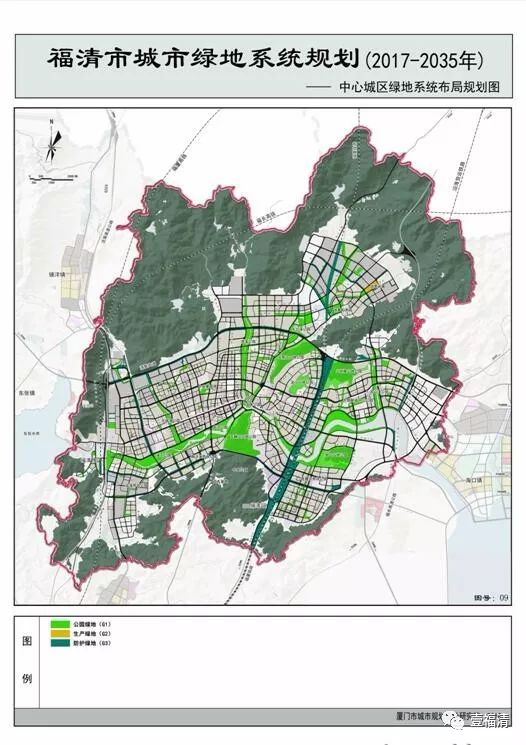 福清城市绿地最新规划出炉!未来要建这么多公园