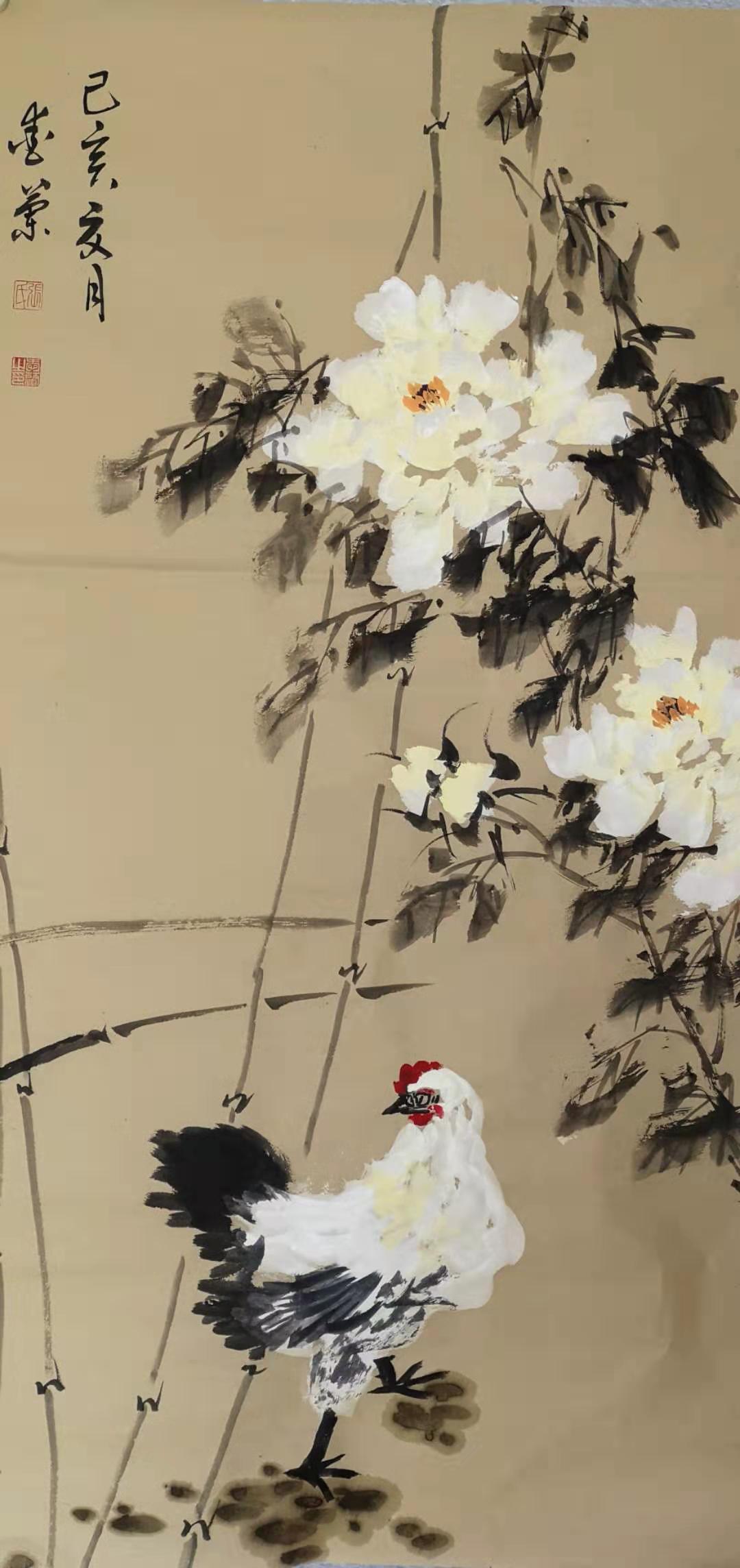 女画家张爱兰中国画作品鉴赏