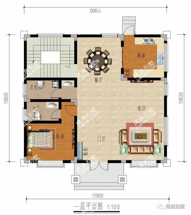 农村自建房都钟爱套房设计,这栋平顶自建房主体40万