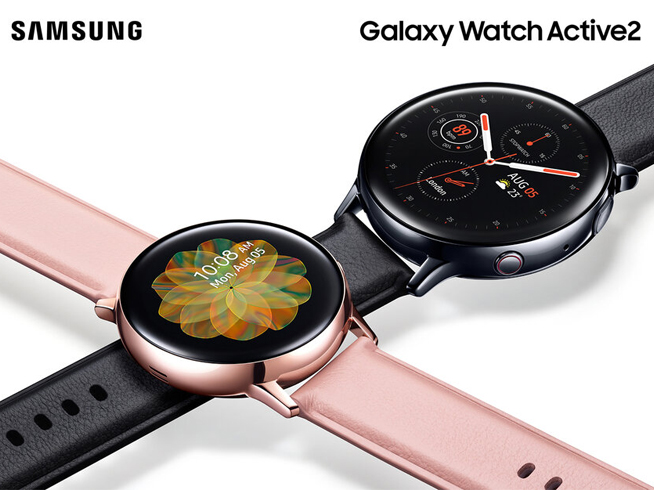 三星galaxywatchactive2发布表圈可触控设计简洁风