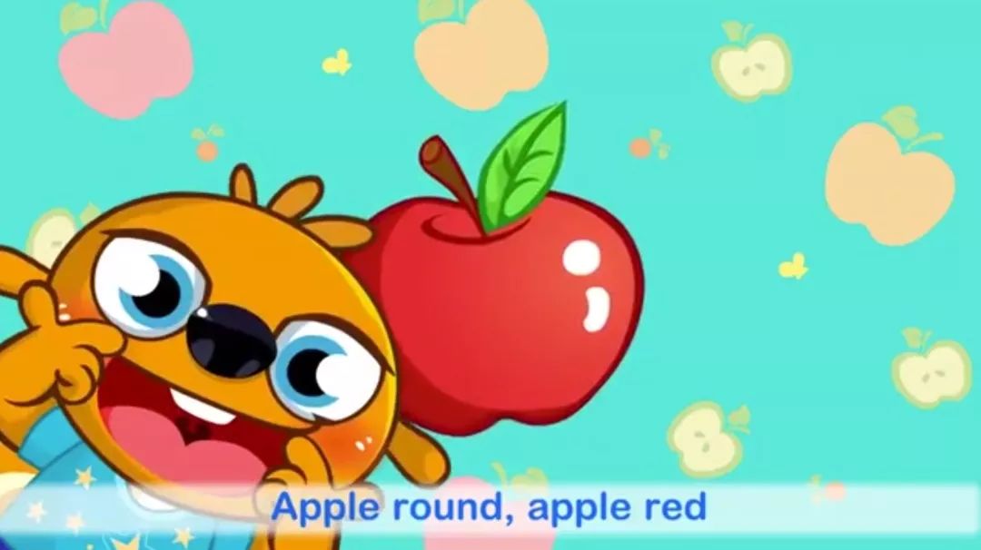 磨耳朵丨apple round apple red,大大的苹果红又圆,你