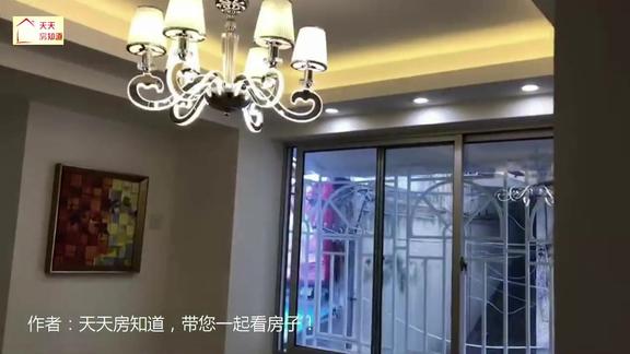 房屋面积58平方米,刚需两房,一南北户型,简单装修的房子!