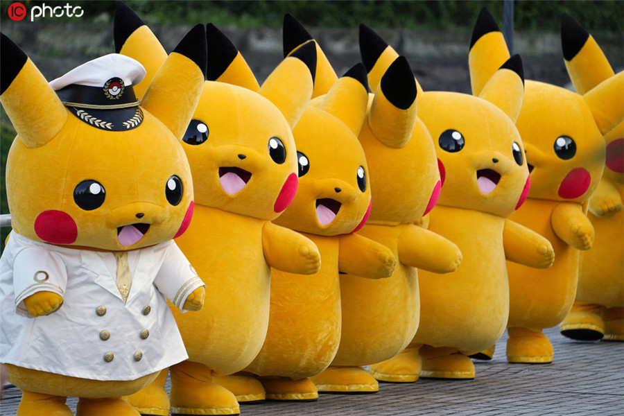 神奇宝贝来了 日本横滨举行皮卡丘主题巡游 Photo