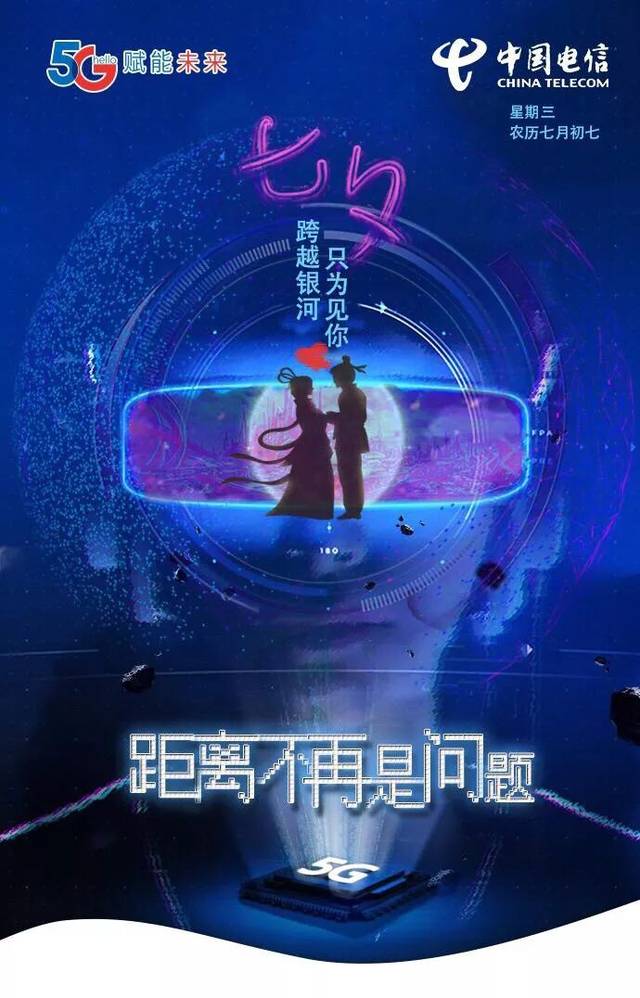 爱情如此,亲情亦如此 中国电信5g 赋能未来将爱传递 七夕节 祝天下有