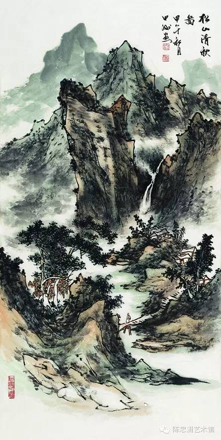 水墨丹青61陈忠洲第七届济南泉水节书画名家邀请展