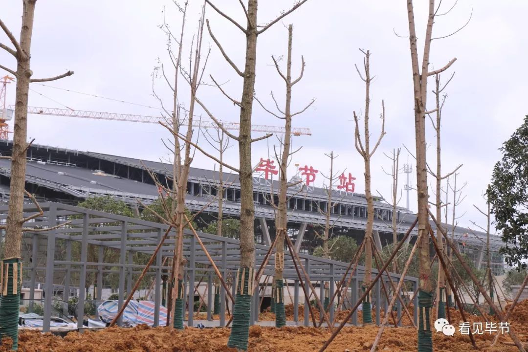 最新成贵高铁毕节站修成这样了