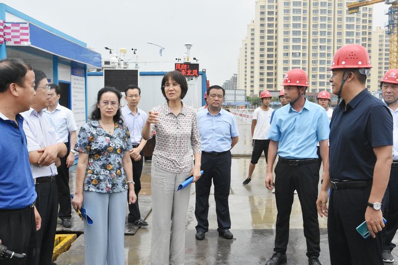 市生态环境局调研员徐敬清同志,及市城管局,市住建局,河东