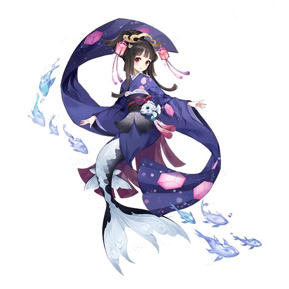 阴阳师为崽而战鲤鱼精新皮肤赏析得想个办法把河童给绿了