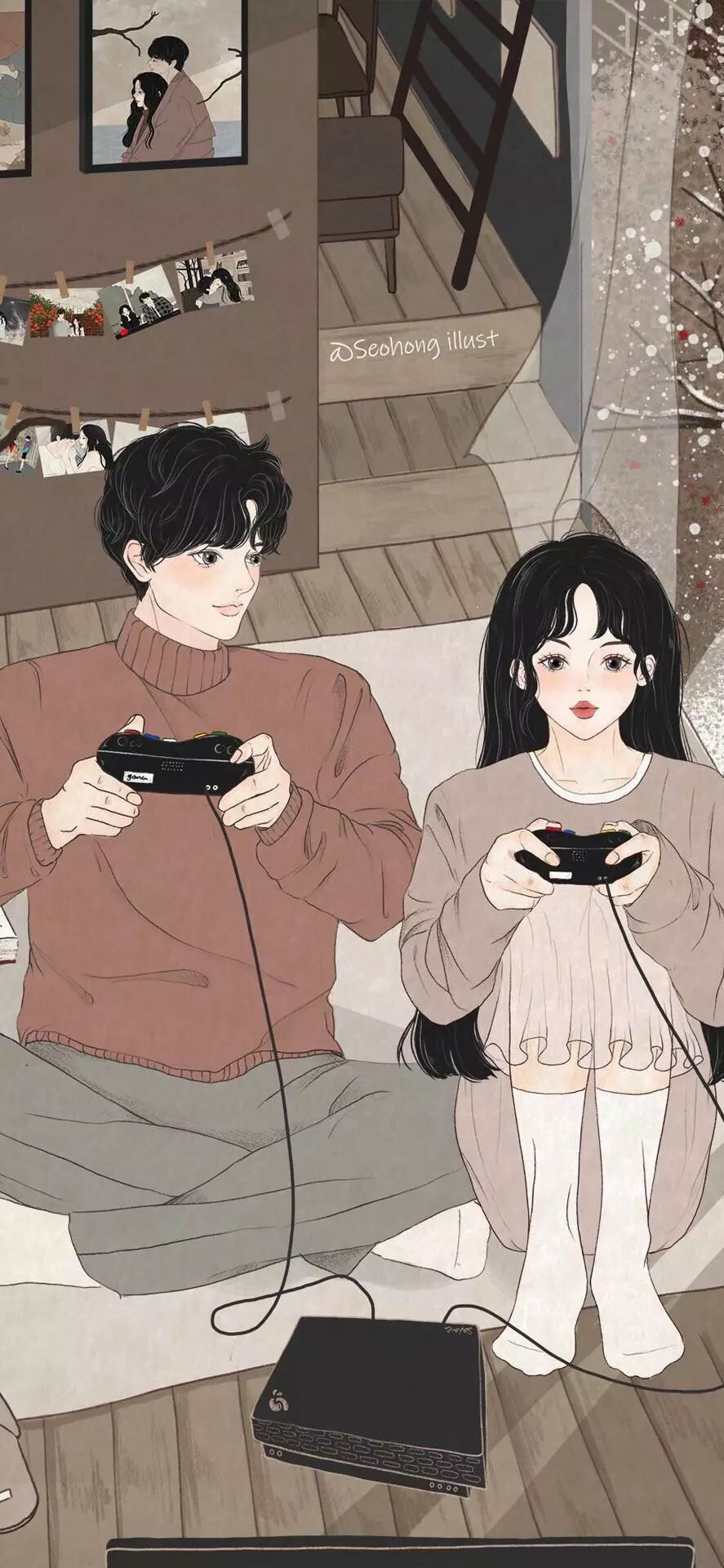 情侣壁纸锁屏 | 想牵着你的手 给各位来宾敬酒
