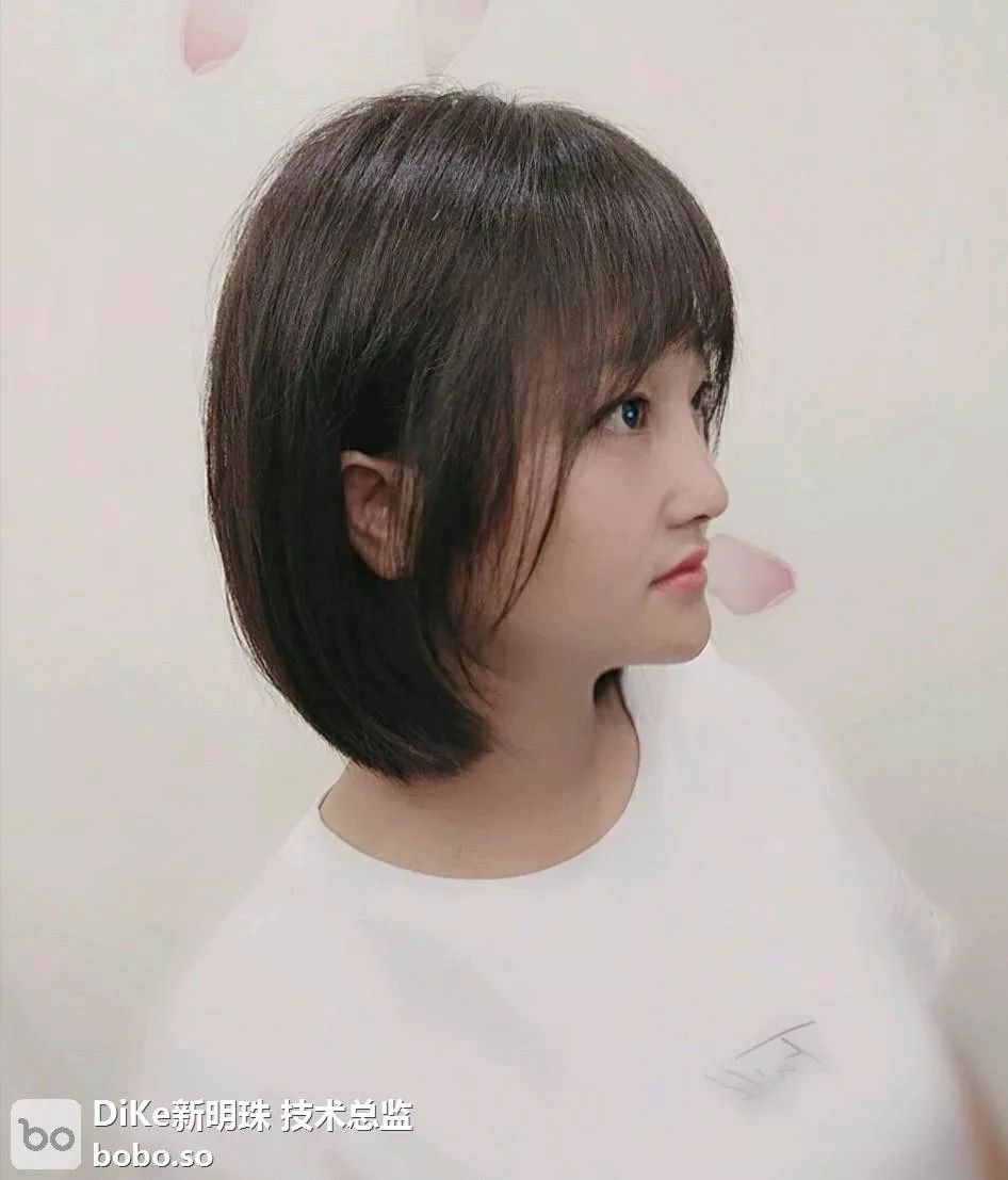 逆龄短发,波波头
