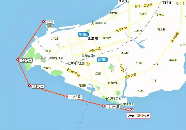 北海市区人口_先睹为快广西全域旅游示范市 北海的旅游特色小镇(3)