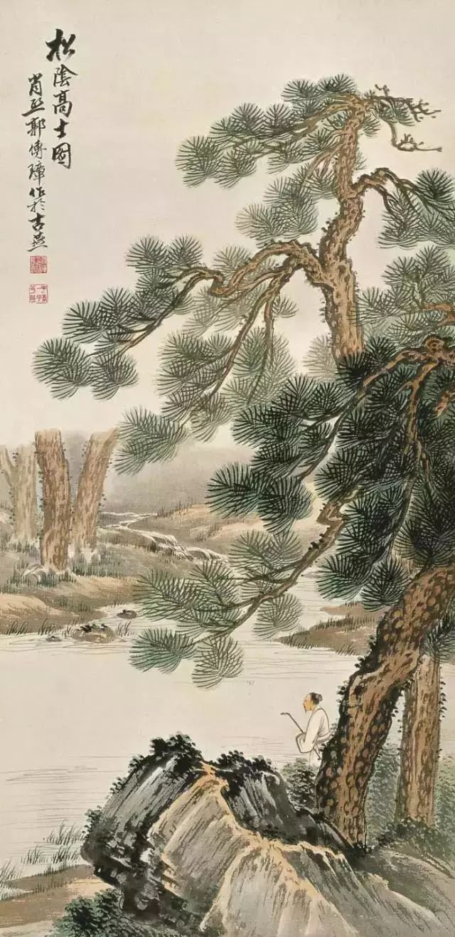 中国历代名家画笔下的松