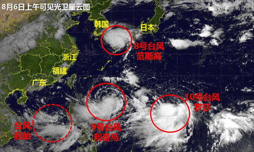 10号台风已生成!3个台风携手而来!广东高温或