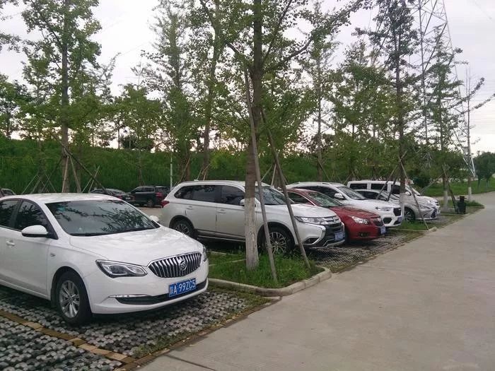 生态停车场其实就是 "林荫停车场" 是指在露天停车场间隔栽植乔木等