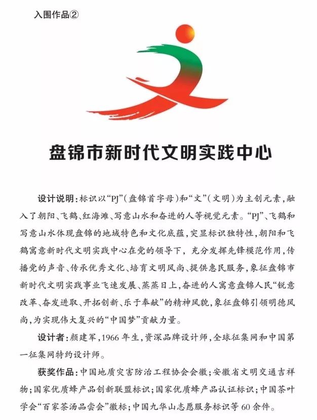 代表盘锦新时代文明实践中心的logo选出来了你觉得怎么样