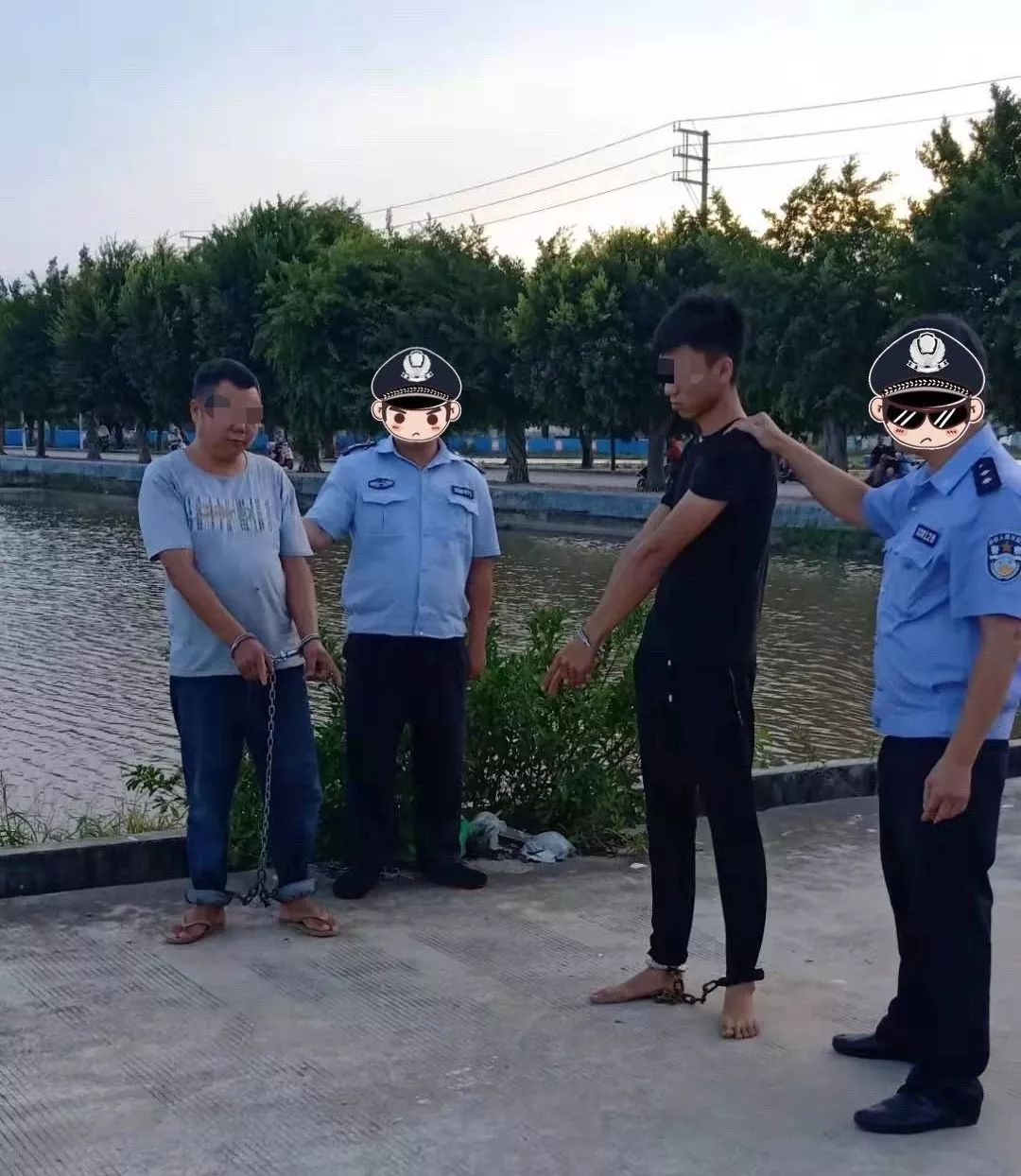 连某洪,毛某奎在潮南盗窃摩托被抓