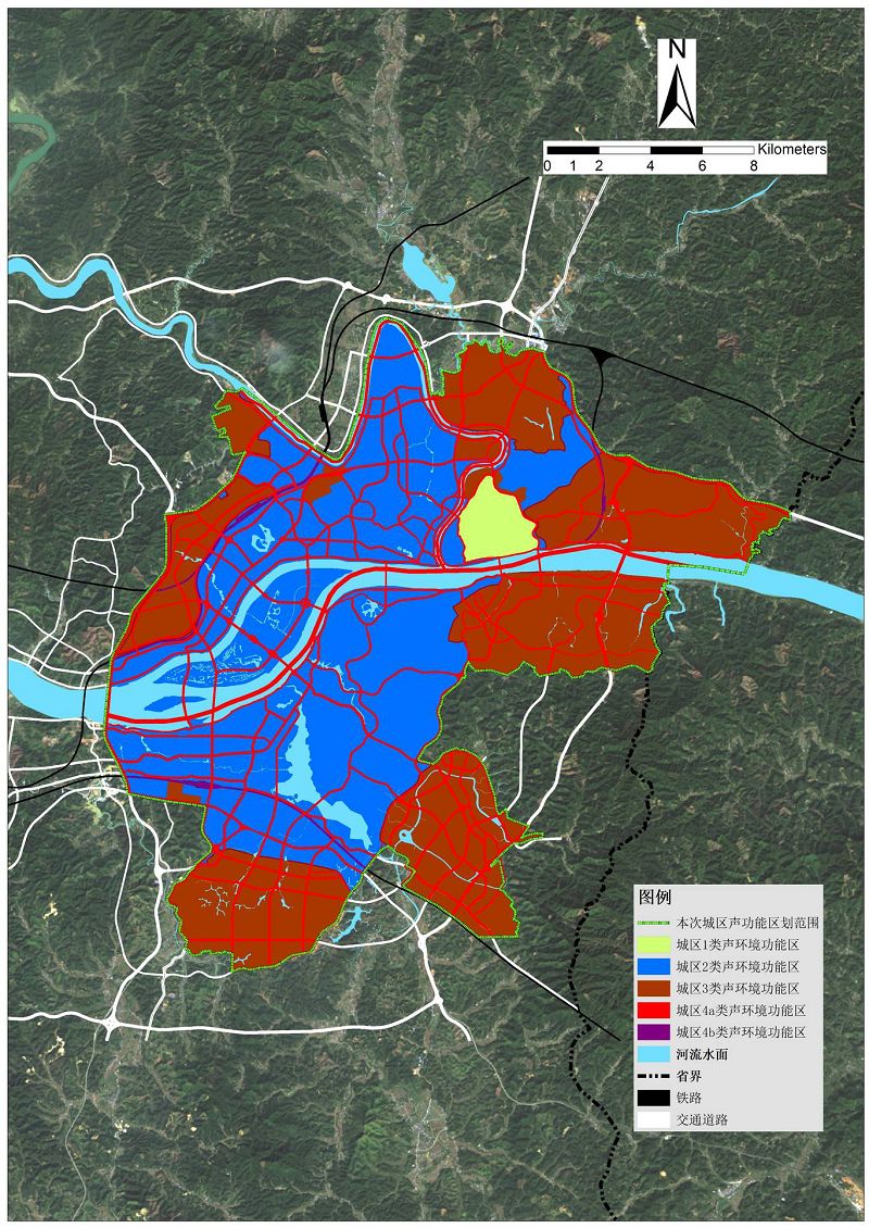 划定功能区控制噪声污染梧州市城区声环境功能区划分方案印发
