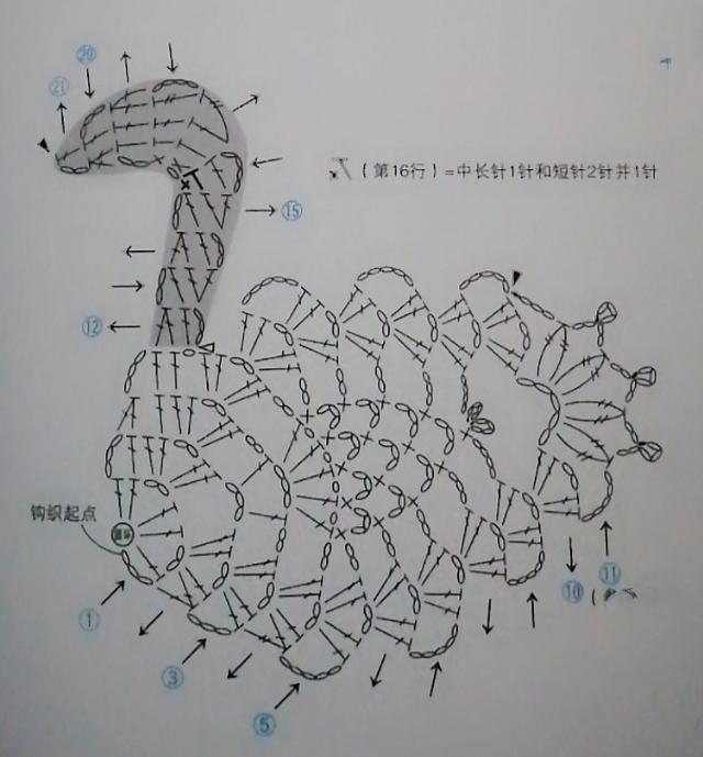 钩编小天鹅装饰,一小时钩好多个,可爱漂亮