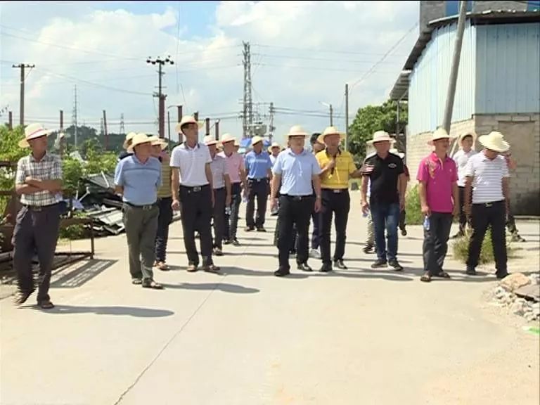 揭西县组织各地参观学习棉湖镇上浦村三清三拆三整治工作经验