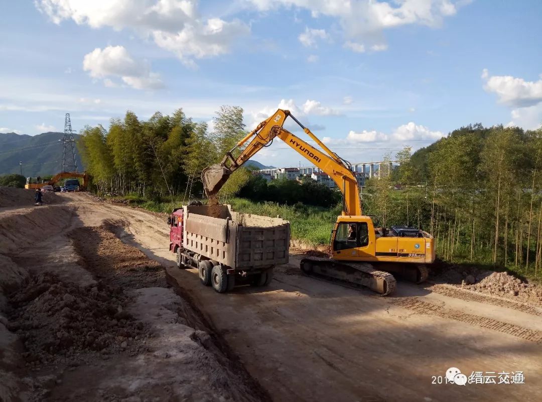 330国道缙云东渡至永康交界段改建工程一周动态