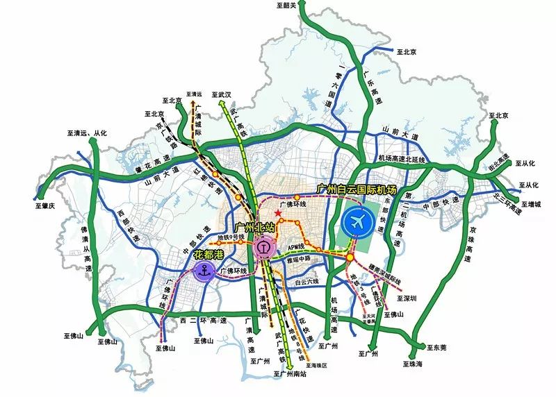 大爆发规划多条地铁新线城轨高铁城市干道花都人笑了