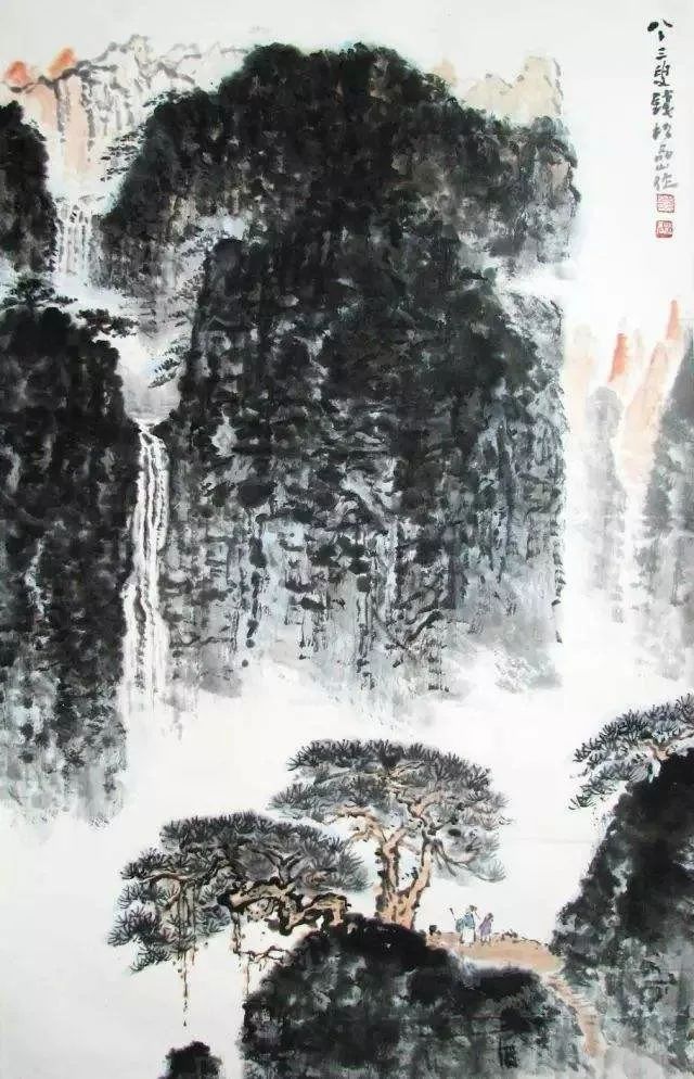 当代中国山水画家钱松岩