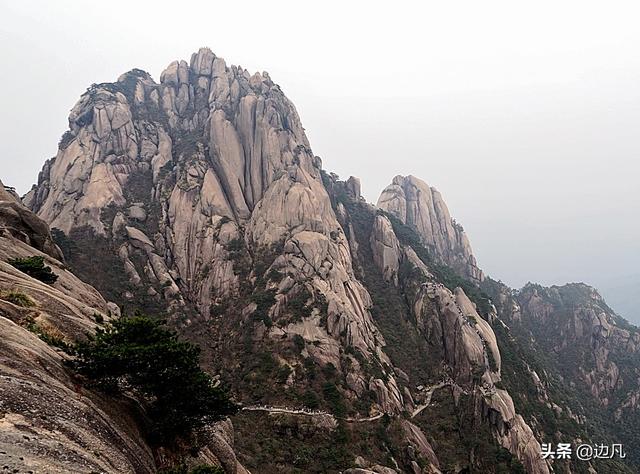 黄山奇石"鳌鱼驼金龟"