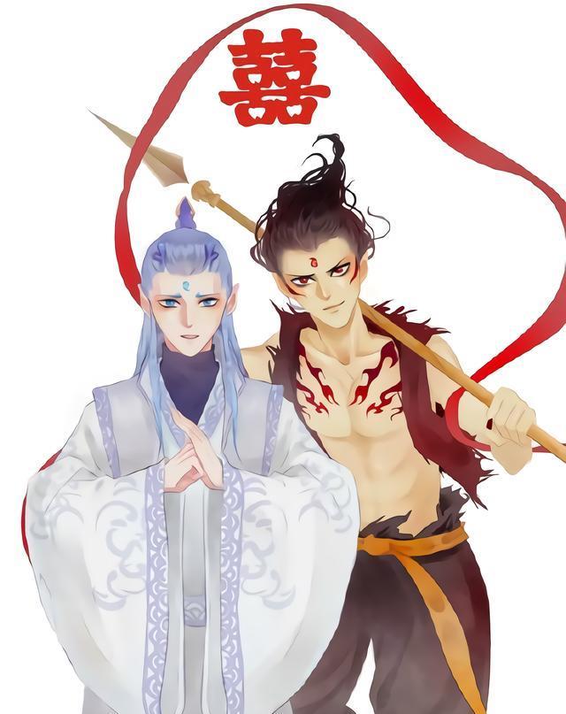 暗黑小哪吒30亿+撒花，发一波哪吒敖丙高清无水印大图，速收藏