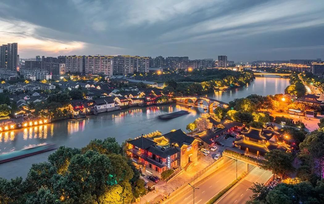 一轴:京杭大运河夜景景观轴