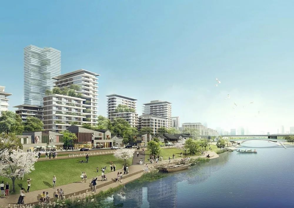 【筑博设计 社区营造】滨水地区城市设计(二):佛山医养健康产业园