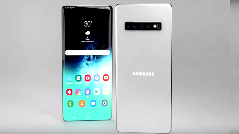 原创三星5g概念机1024g5d曲面屏4860mah8100万这才是三星的实力