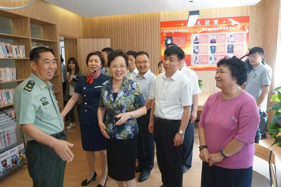 【练祁新作为】全国双拥办领导调研考察街道退役军人服务保障工作